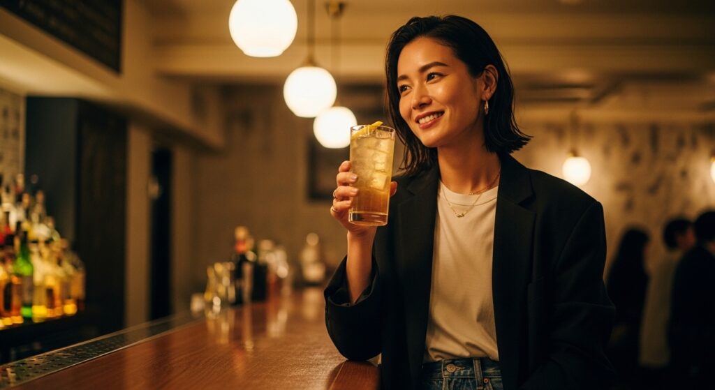 ウーロンハイを飲む女性に対する印象と実態