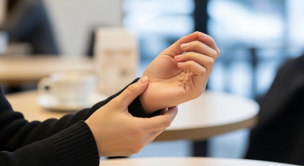 自分の手首を掴む心理とは？男女別・状況別に隠された本音を徹底解説